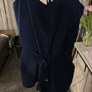 Navy shorts romper! Great as a Cover up too!